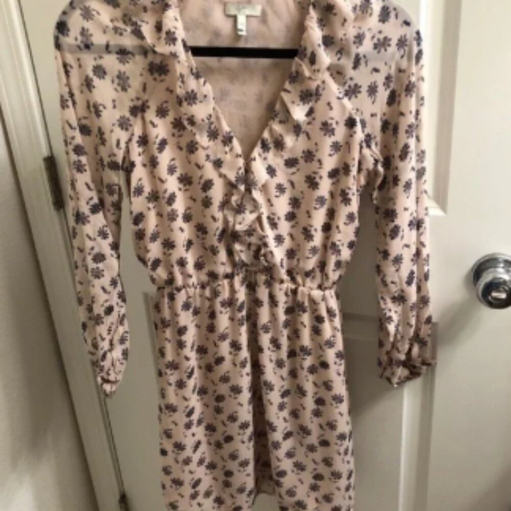 SALE Joie Marelle Ruffle Neck Silk Dress